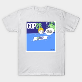 tenemos tiempo, we still got time in global action against climate change ecopop comic cartoon doodle T-Shirt